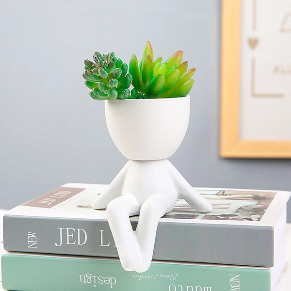 квітковий кашпо чоловічок