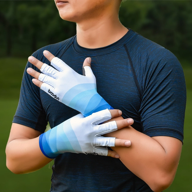 перчатки с открытыми пальцами для рыбалки