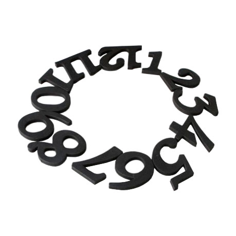 часы стикеры на стену