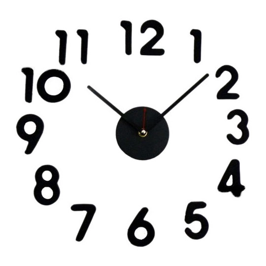 настенные часы наклейки