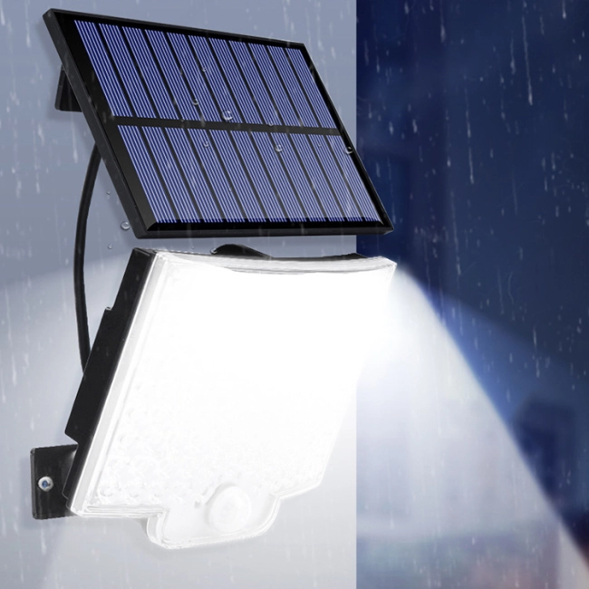 уличная лампа с солнечной панелью