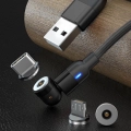 кабель поворотный micro-usb type c lightning