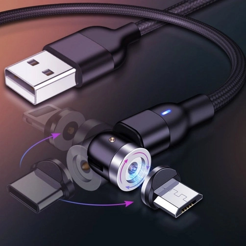 магнитный кабель для зарядки 3 в 1