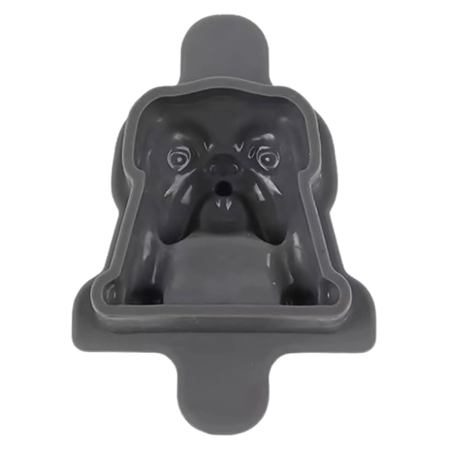 форма для льда в виде бульдога