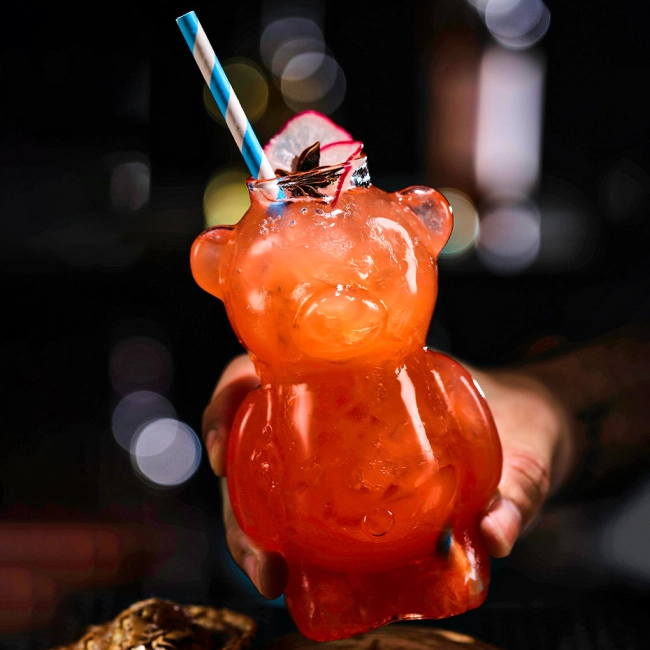 бокал для коктейлей мишка