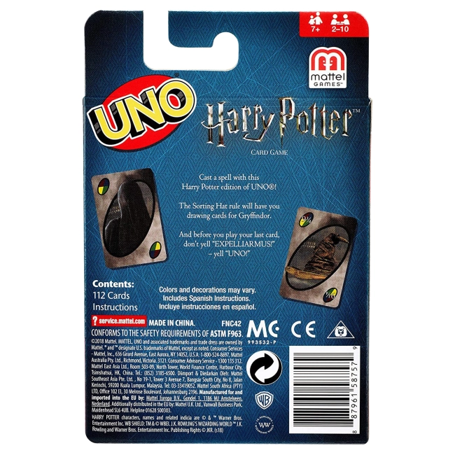 карты uno с гарри поттером