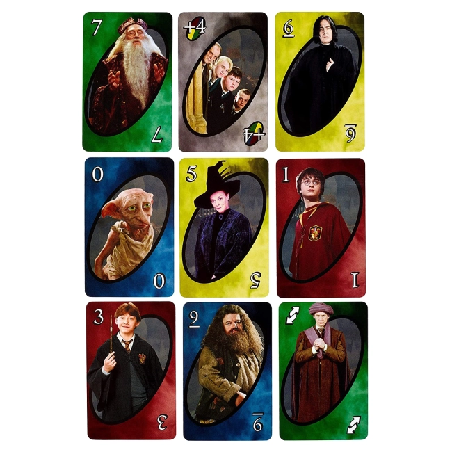 карты уно с harry potter
