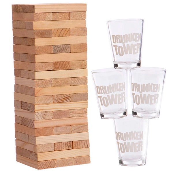 дженга алкогольна із завданнями