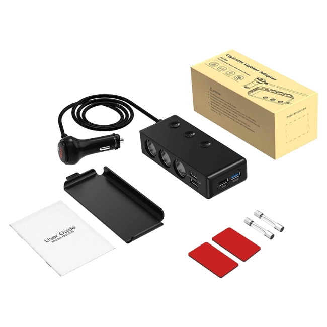 разветвитель для прикуривателя в авто