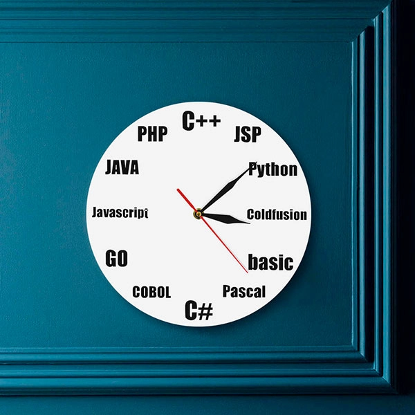 настенные часы для программиста