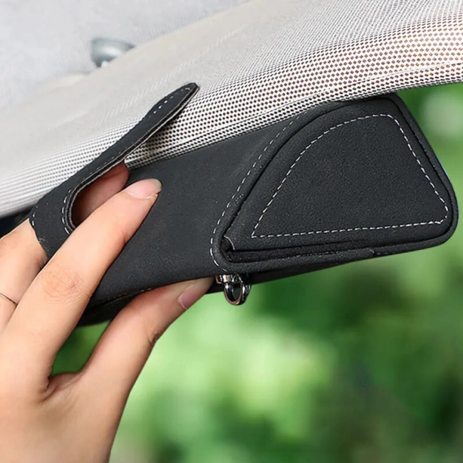 органайзер под очки и банковские карты для авто