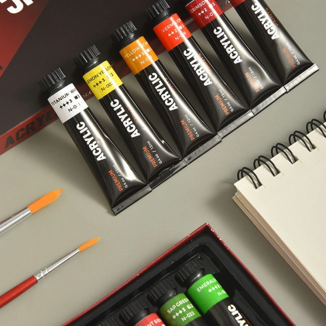 акриловий набір фарб 24 кольори