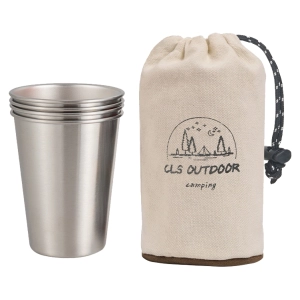 Набір металевих чарок у чохлі набір металевих чарок у чохлі