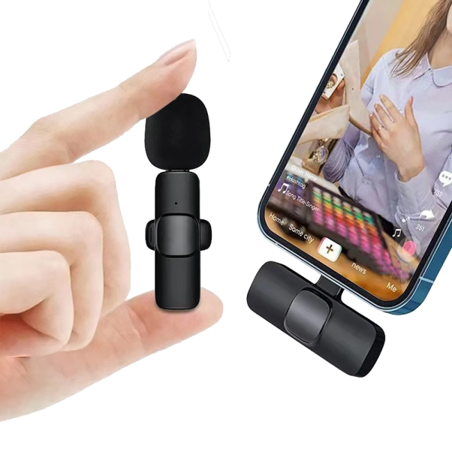 беспроводной микрофон с разъемом type-c для телефона