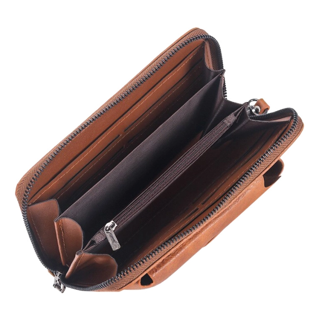 мужской кошелек с отделением для смартфона