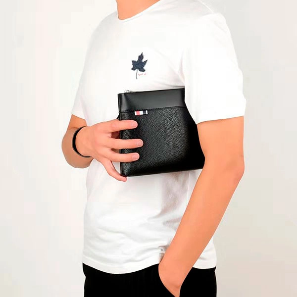 мужская сумка-клатч из кожи