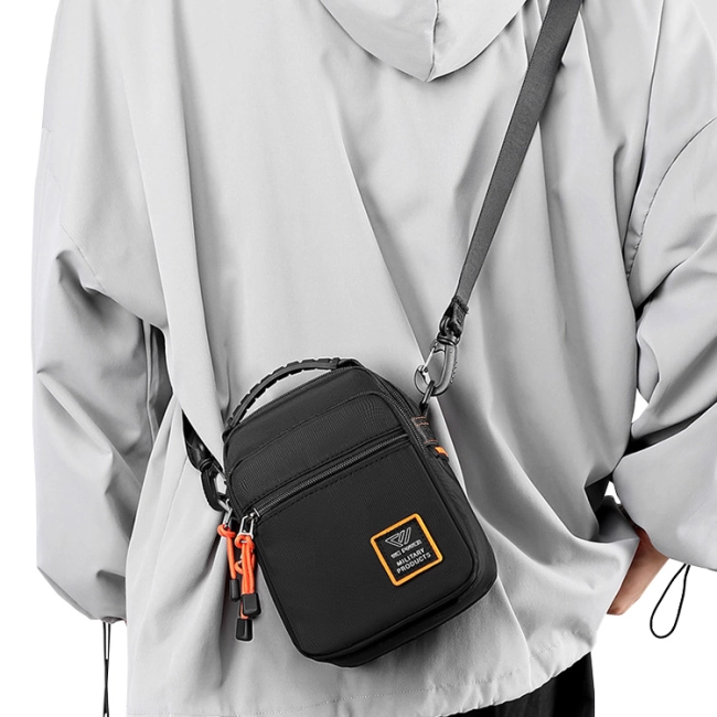 чоловіча сумка-месенджер з ручкою