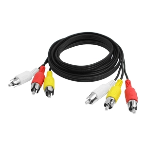 Кабель 3RCA-3RCA 150 см (шнур тюльпан-тюльпан) кабель 3rca-3rca