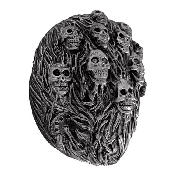 маска страшная с черепами на лицо