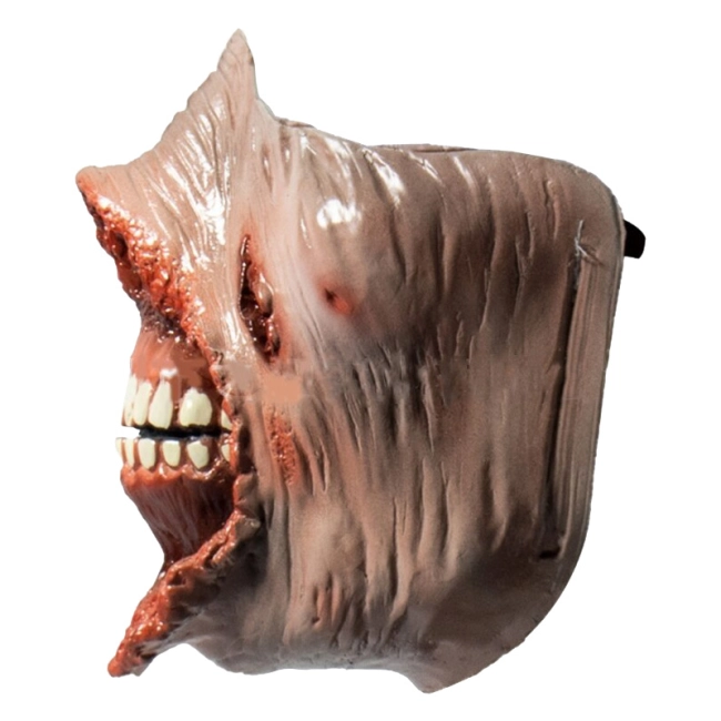 маска зомби на пол лица