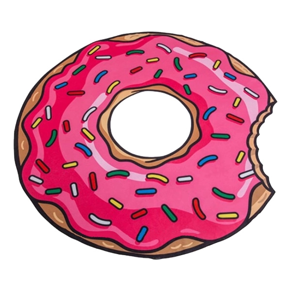 пляжный коврик пончик