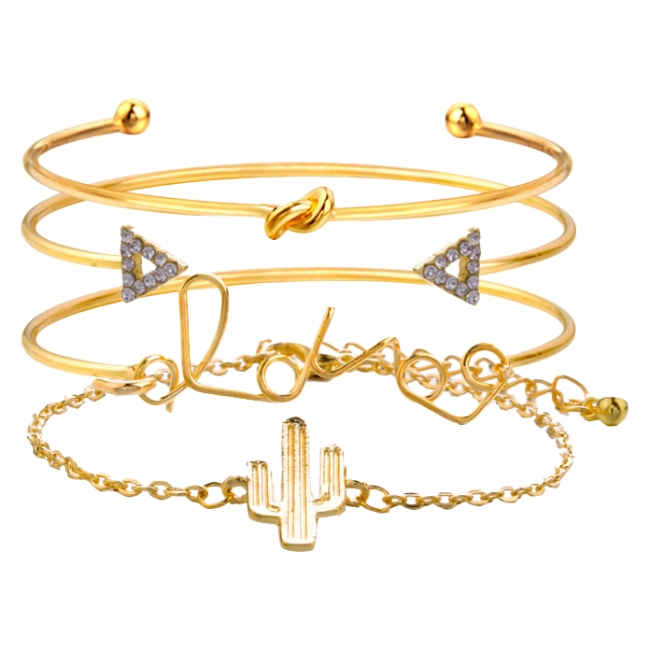 набор женский из браслетов