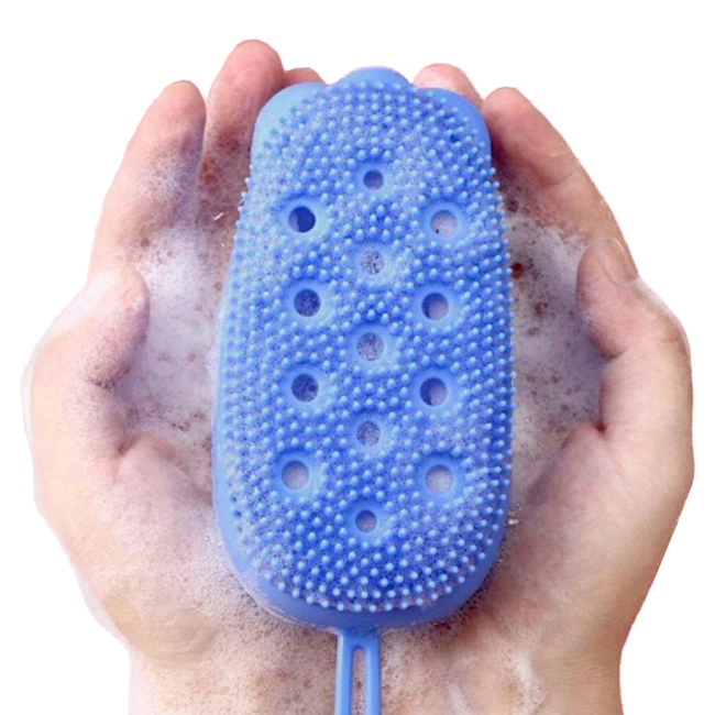 силіконовий чохол-мочалка на мило