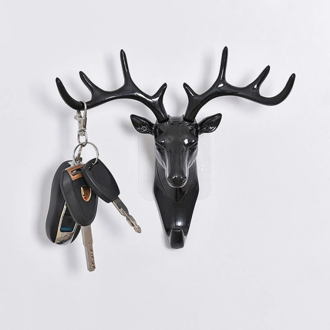 держатель настенный под ключи олень