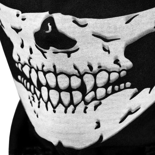 полиэстеровая маска череп на лицо