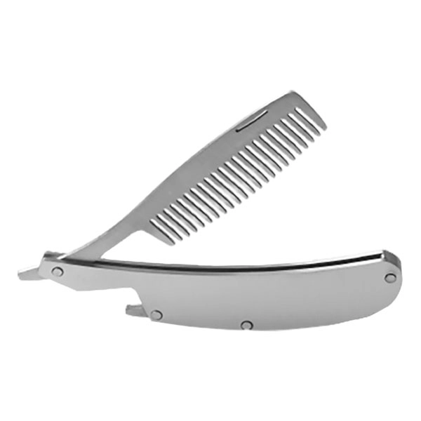 расческа в виде опасной бритвы