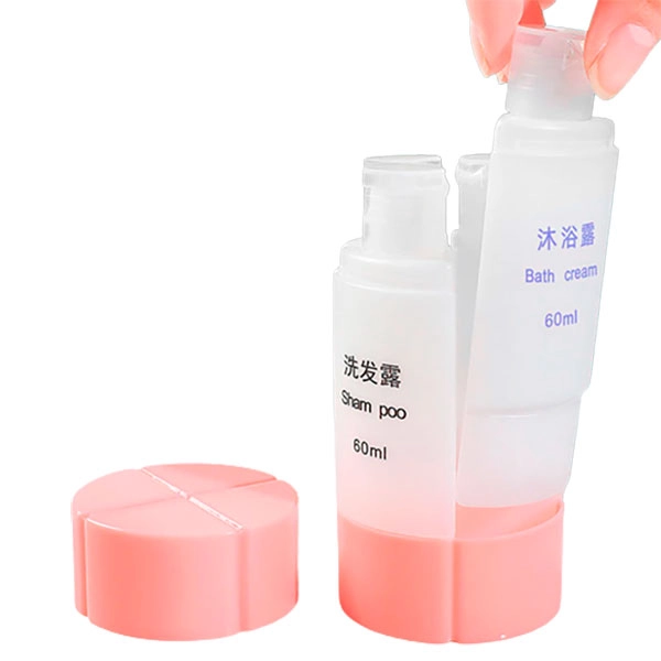 набор бутылочек для косметики 4 в 1