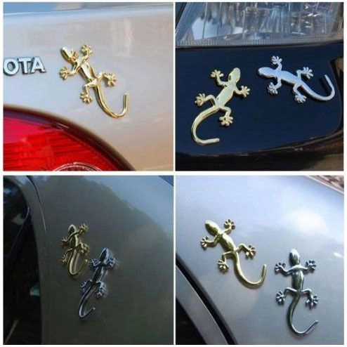 наклейки на капот авто Gecko
