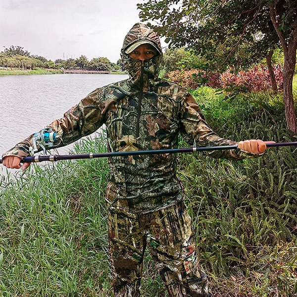 літній камуфляжний костюм для риболовлі