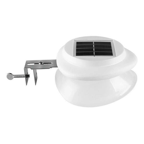 светильник с солнечной батареей на забор