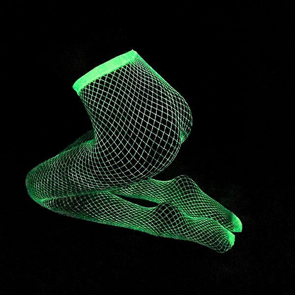 флуоресцентные колготки в сетку