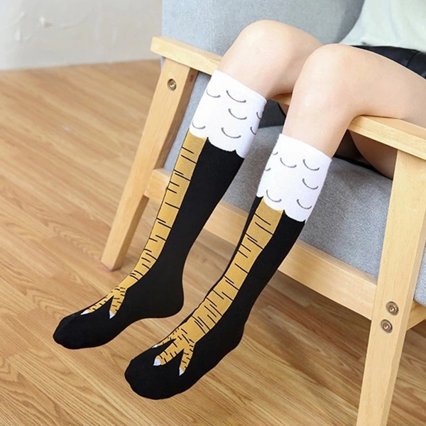 гольфы с куриными лапками