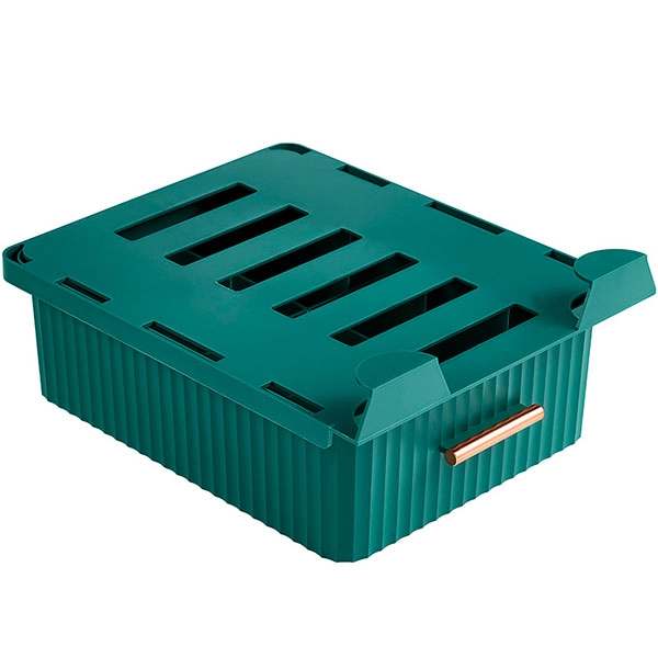 навісна полиця з висувною скринькою