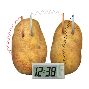 годинник з картоплі