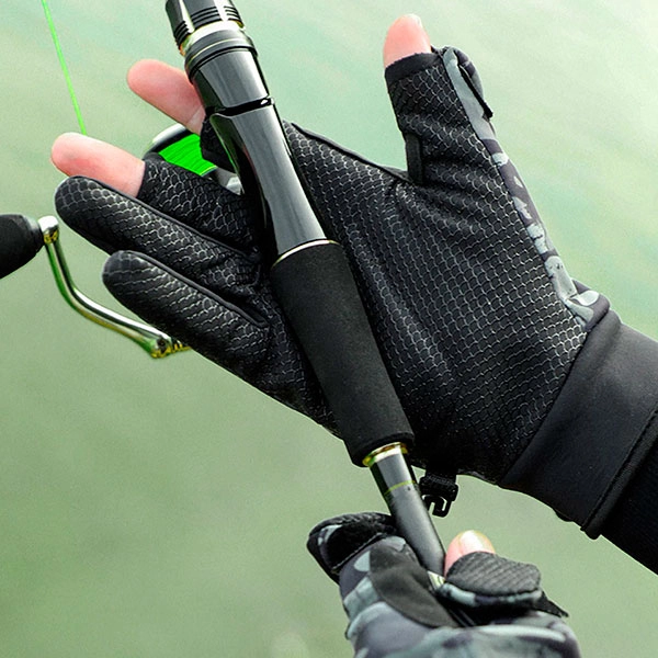 рыболовные камуфляжные перчатки