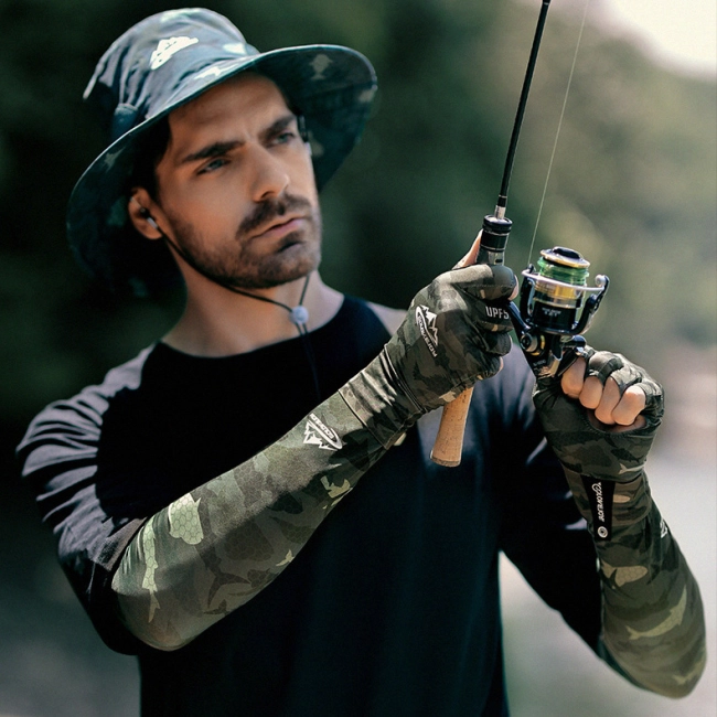 перчатки без пальцев для рыбаков