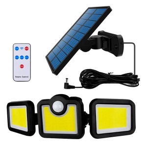 уличный фонарь с солнечной батарей и датчиком движения