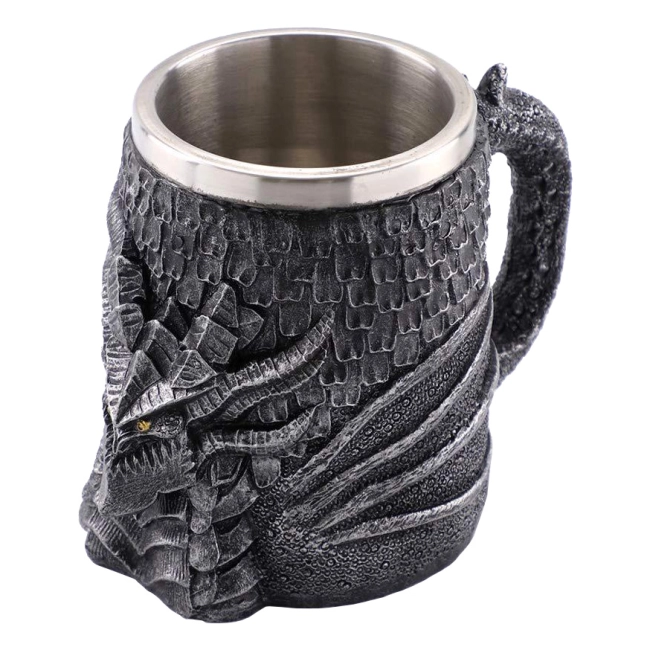 кухоль пивний з драконом