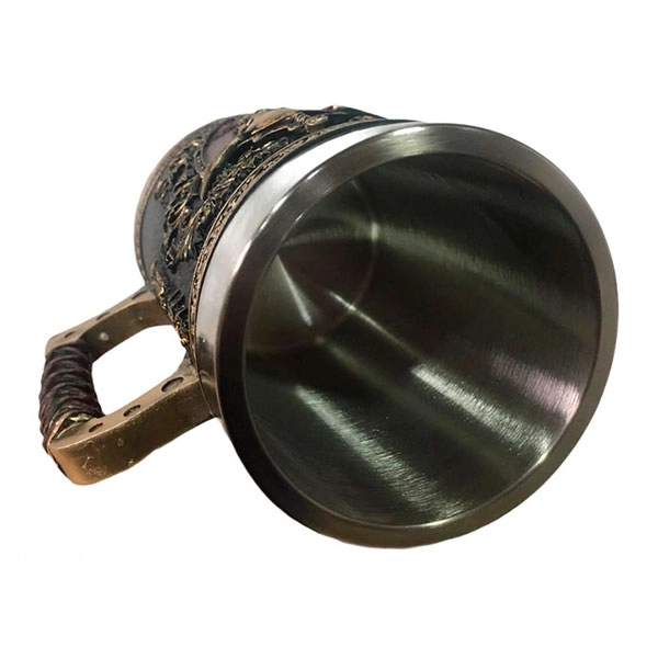 кружка бокал для пива с черепом