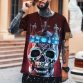 чоловіча футболка з черепом
