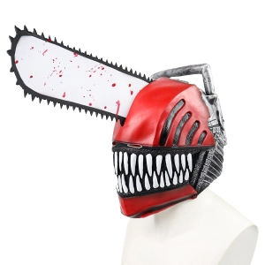 Латексная маска Человек-бензопила маска человек бензопила