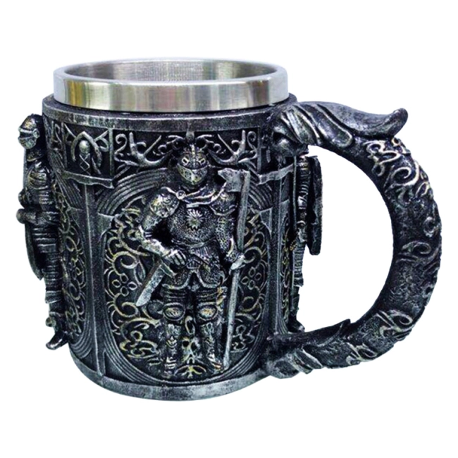 кружка з лицарями