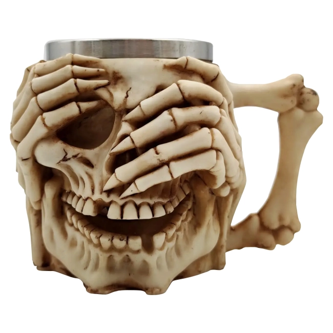 кружка со скелетом