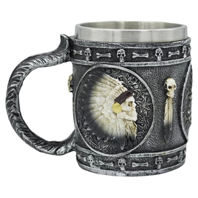 чашка череп індіанця