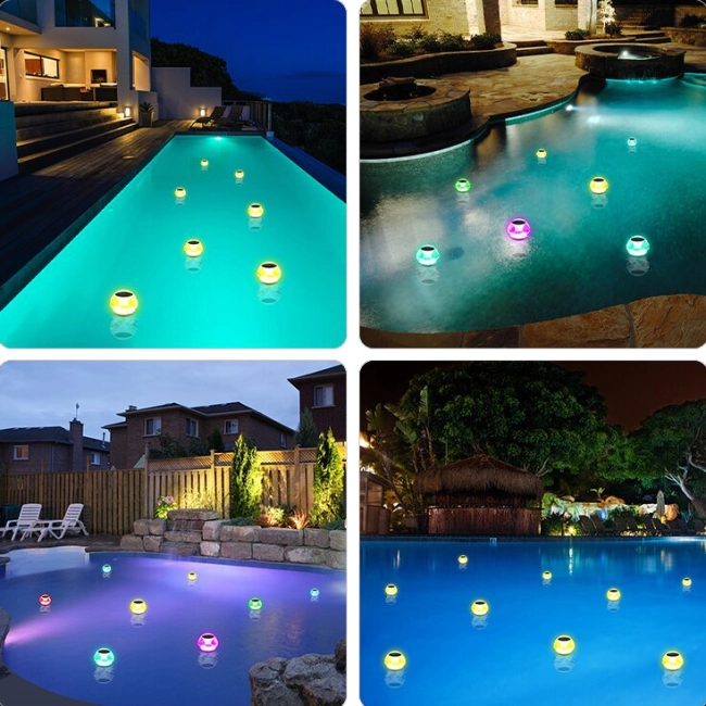 плавающий фонарик на солнечной батарее