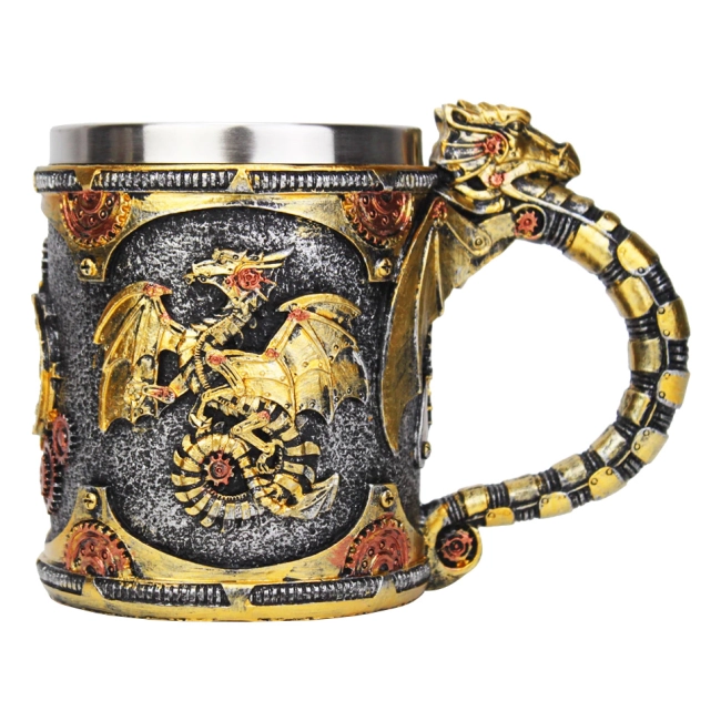 кружка пивна з драконом